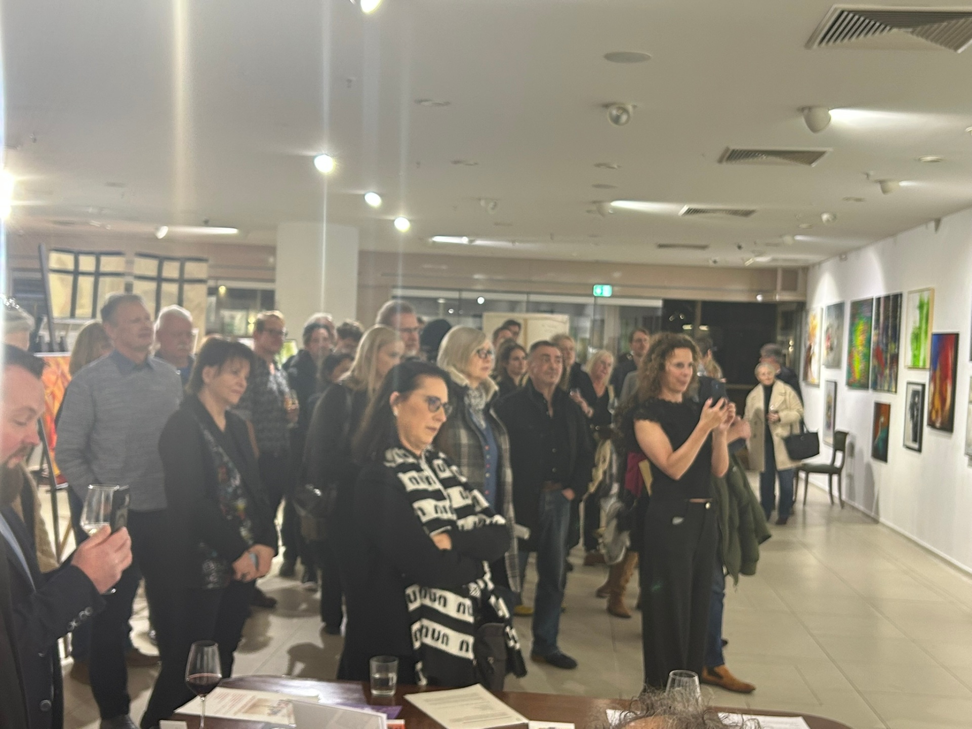Volles Haus zur Vernissage